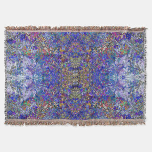 Currant Leaves Tree Art Meditation Throw Blanket