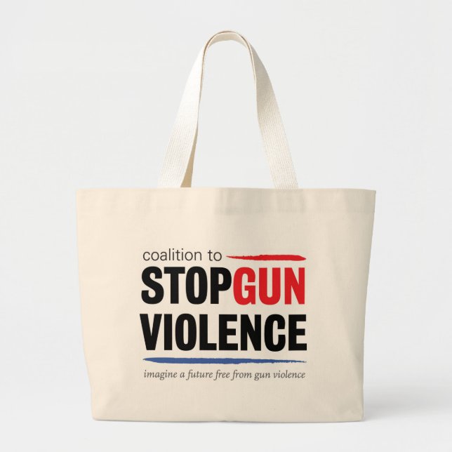 Current CSGV logo Large Tote Bag (Front)