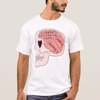 Current Existential Crisis Snacks Animals T-Shirt
