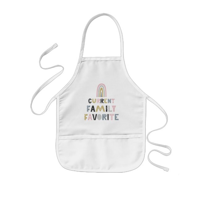 Current Family Favourite Rainbow Kids Apron (Front)