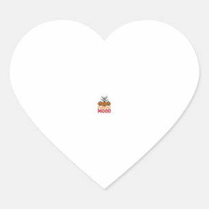 Current Mood Halloween Pumpkin Vintage Shirt Desig Heart Sticker