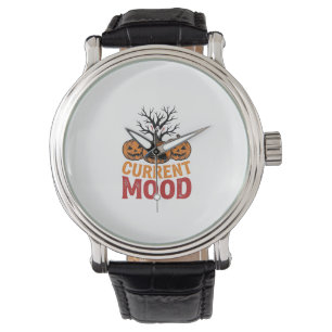 Current Mood Halloween Pumpkin Vintage Shirt Desig Watch