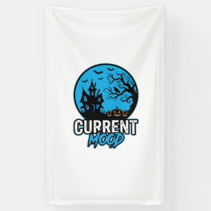 Current Mood Halloween Vintage Engraving Vector_1 Banner