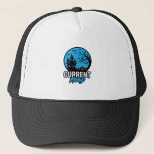 Current Mood Halloween Vintage Engraving Vector_1 Trucker Hat