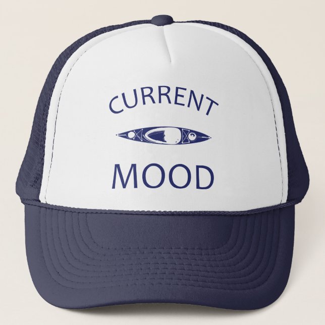 Current Mood Kayaking Trucker Hat (Front)