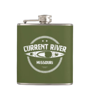 Current River Missouri Kayaking Hip Flask