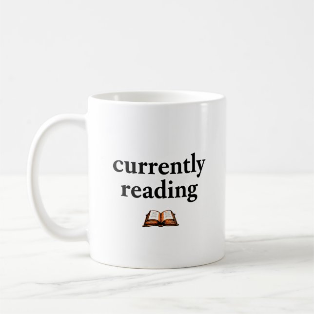 Currently Reading Coffee Mug (Left)