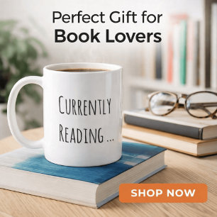 Currently Reading… Minimalist Book Lover  Coffee Mug