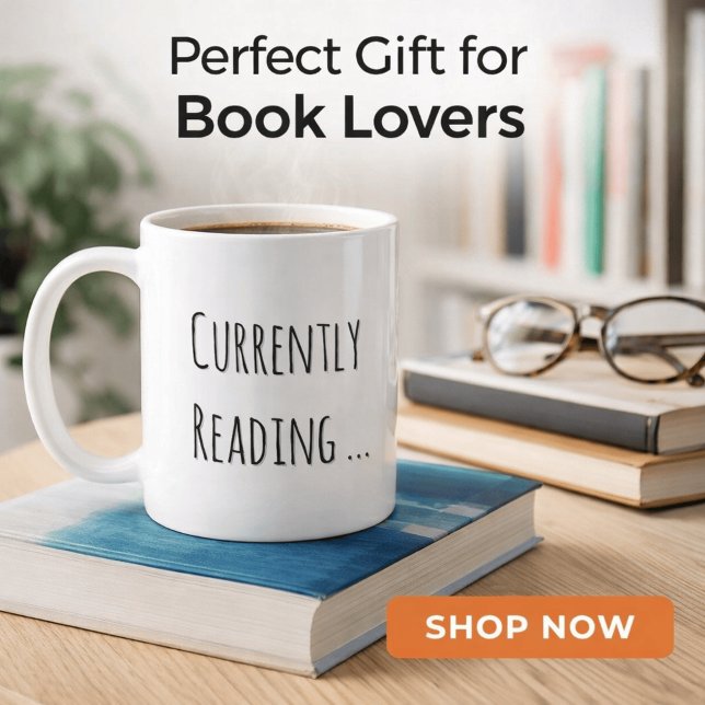 Currently Reading… Minimalist Book Lover  Coffee Mug (Creator Uploaded)