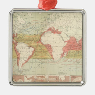 Currents of air metal tree decoration