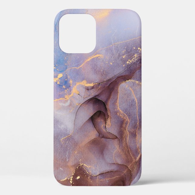 Currents of translucent hues, snaking metallic swi Case-Mate iPhone case (Back)