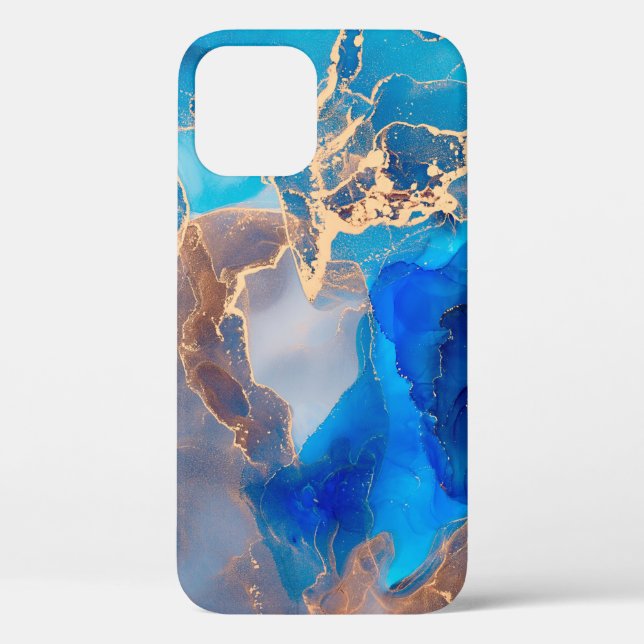Currents of translucent hues, snaking metallic swi Case-Mate iPhone case (Back)