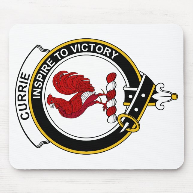 Currie Clan Badge Mouse Pad (Front)