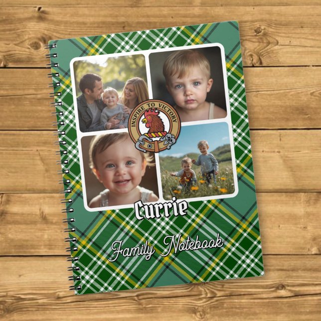 Currie Family Photo Collage Notebook (Creator Uploaded)
