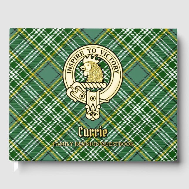 Currie Family Reunion Guest Book (Front)