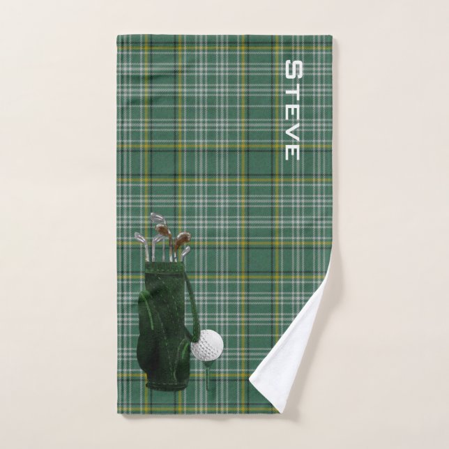 Currie Plaid Golf Towel (Hand Towel)