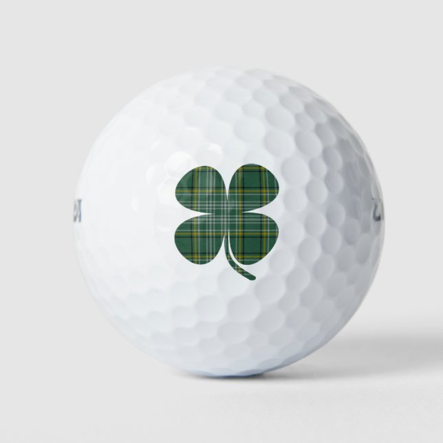 Currie Plaid Shamrock Golf Balls (Front)