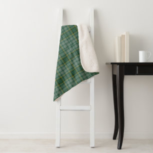 Currie Plaid Sherpa Fleece Blanket