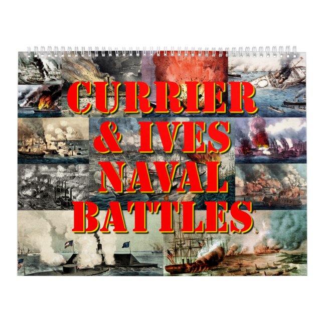 Currier & Ives Naval Battles Calendar (Cover)