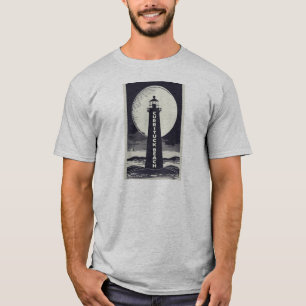 Currituck Beach Lighthouse Moon T-Shirt