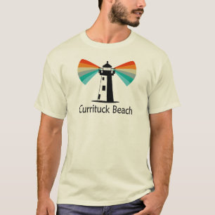 Currituck Beach Lighthouse Rainbow T-Shirt