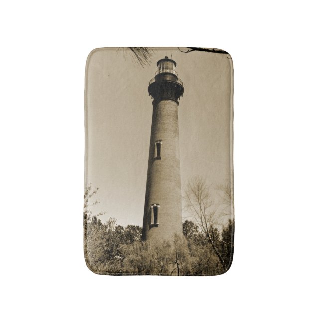 Currituck Lighthouse Bath Mat (Front Vertical)