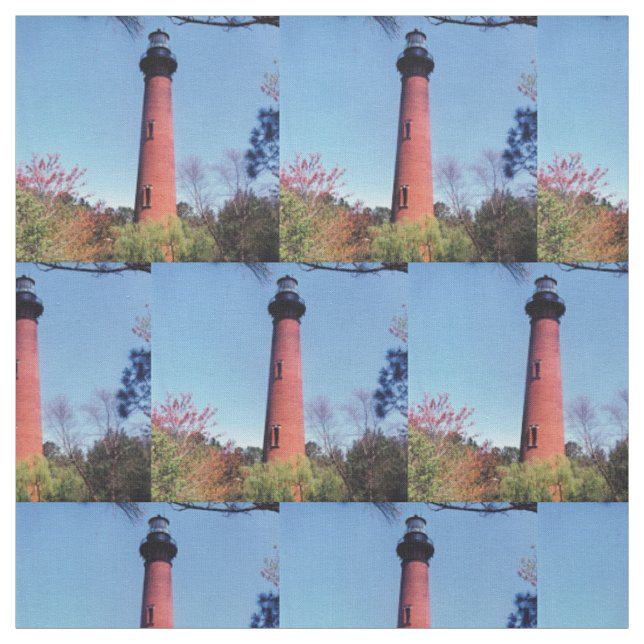 Currituck Lighthouse Fabric (Swatch)