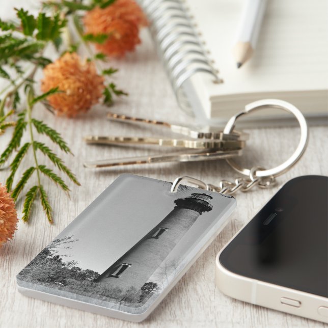 Currituck Lighthouse Key Ring (Front Right)