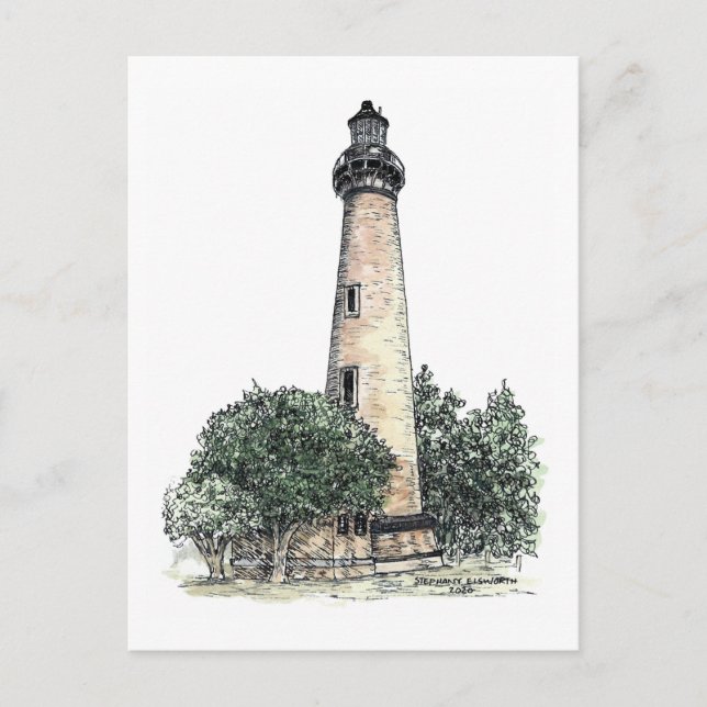 Currituck Lighthouse Postcard (Front)