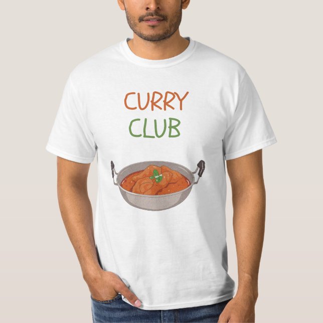 Curry Club  T-Shirt (Front)