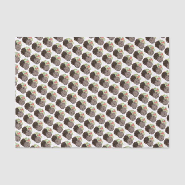 Curry Goat Rice and Peas Jamaican Caribbean Food Tissue Paper (Front)