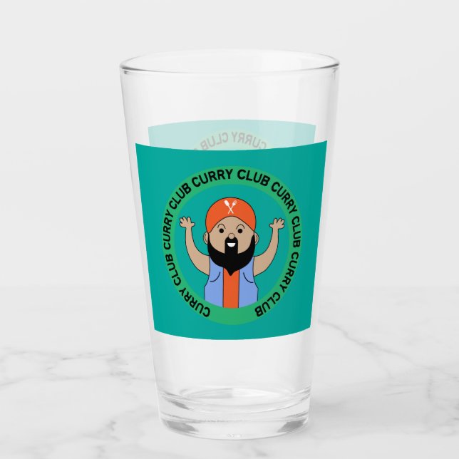 Curry Lover | Indian Cousin | Corry Cook | Foodies Glass (Front)