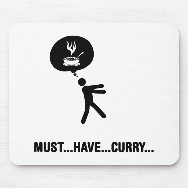 Curry Lover Mouse Pad (Front)