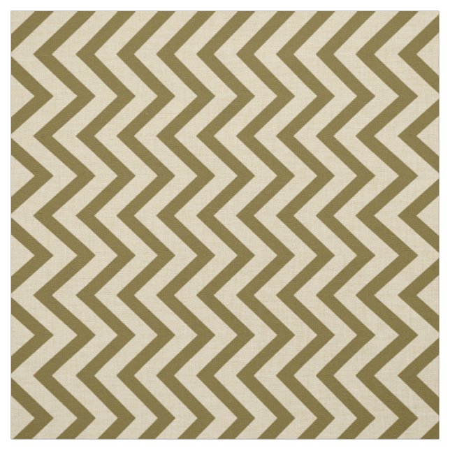 Curry Spice Moods Chevrons Fabric (Swatch)