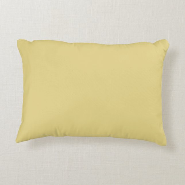 Curry Yellow Decorative Cushion (Back)