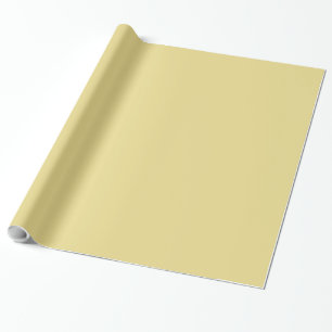 Curry Yellow Wrapping Paper