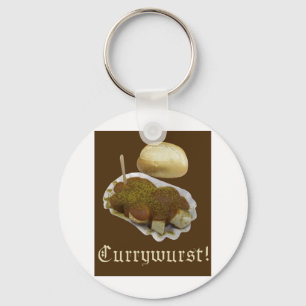 Currywurst Key Ring