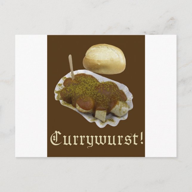 Currywurst Postcard (Front)