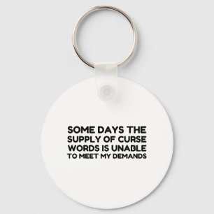 CURSE WORDS DEMAND KEY RING