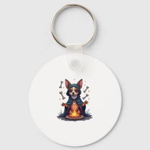 Cursed Chihuahua Ritual Dog Key Ring