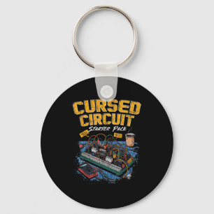 Cursed Circuit Starter Pack Funny Electronics Hall Key Ring