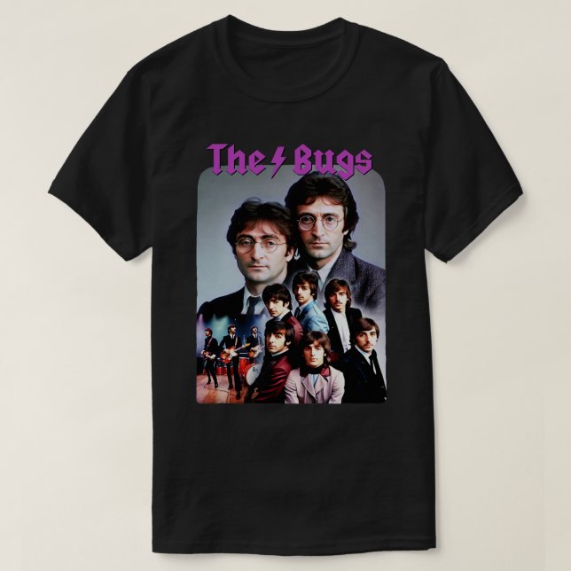 Cursed Classic Rock PARODY The Bugs Funny Poser Re T-Shirt (Design Front)