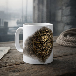 Cursed Coin Pirate Sigil Coffee Mug