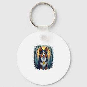 Cursed Collie Crawl Key Ring
