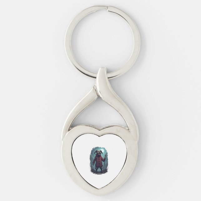 Cursed Collie Crawl Key Ring (Front)