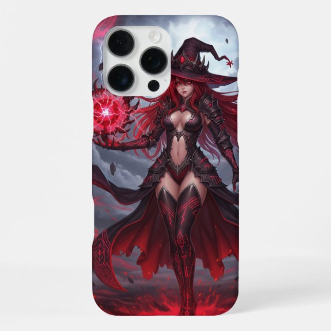 Cursed Flame Witch iPhone 16 Pro Max Case (Back)