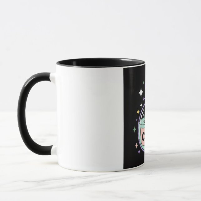 ✨ Cursed Frog Potion – Cute & Magical Design Mug (Left)