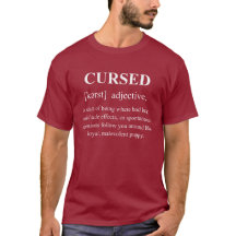 Cursed Funny Magic Definition With White Text