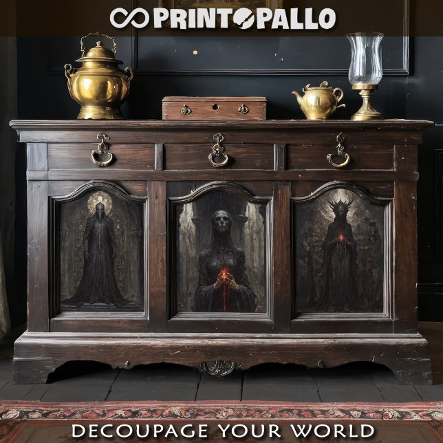 Cursed gothic souls and demons wrapping paper sheet (Creator Uploaded)