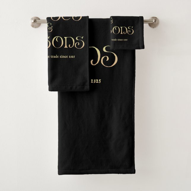 Curses and Poisons Bath Towel Set (Insitu)